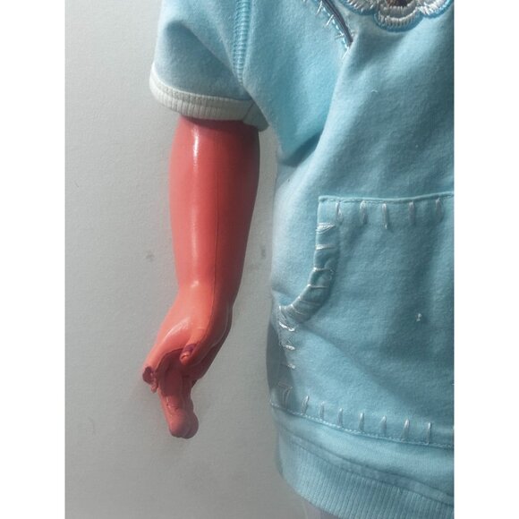 Vintage Regal Doll Blonde Hair Blue Sleepy Sparkly Eyes Girl Doll 11'' - Picture 3 of 10